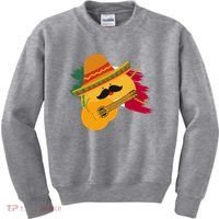 Cinco De Mayo Taco Fiesta Mexico Flag Kids Sweatshirt thumb 0