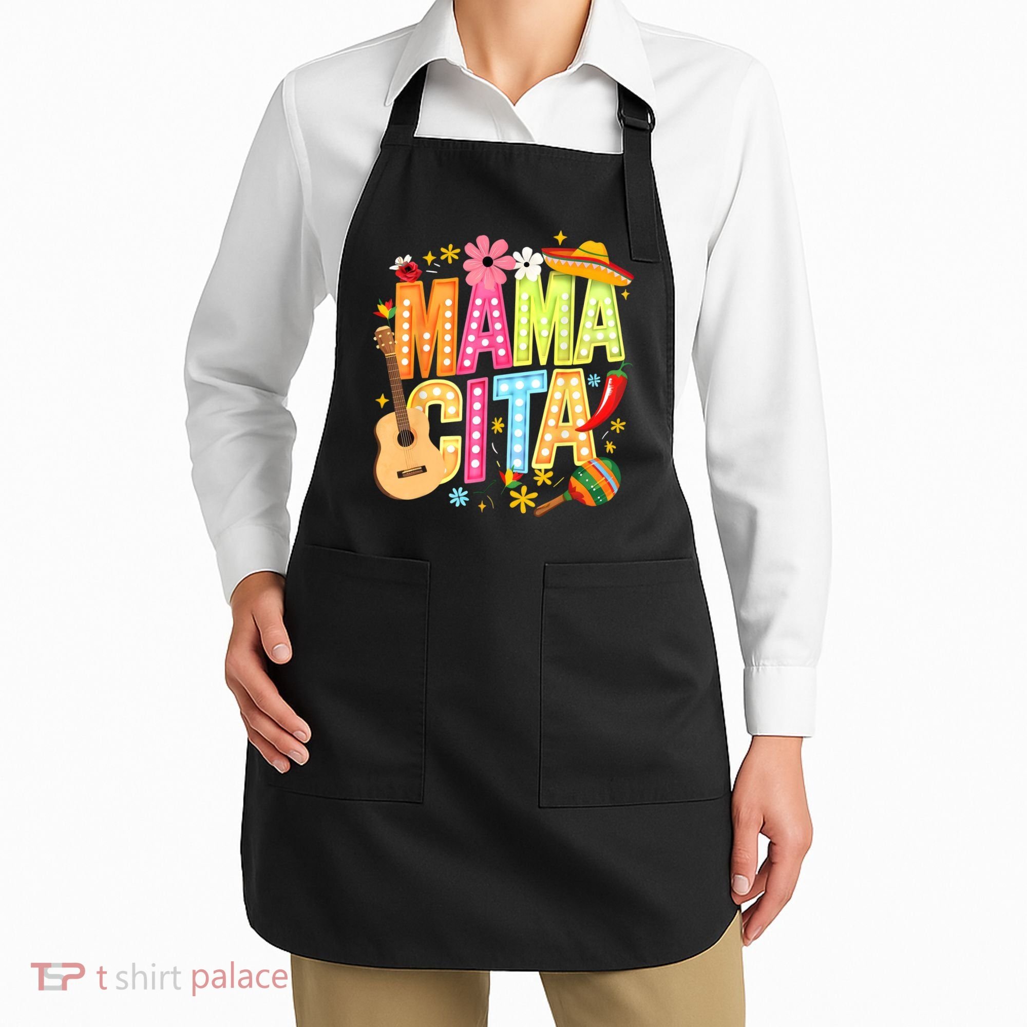 Cinco De Mayo Mamacita Mexican Mama Cita Women Mother's Day  Apron
