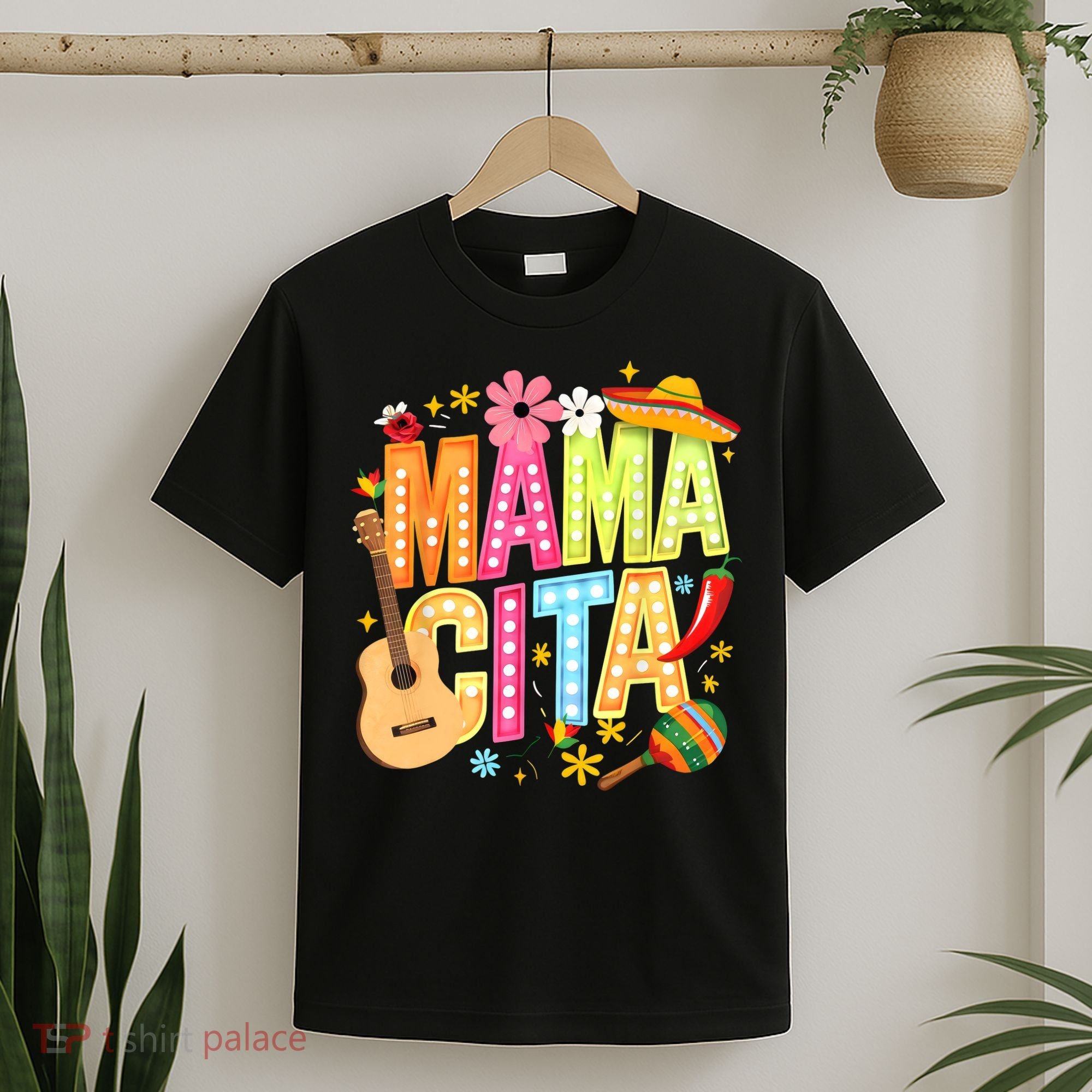 Cinco De Mayo Mamacita Mexican Mama Cita Women Mother's Day  T-Shirt
