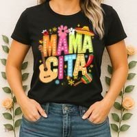 Cinco De Mayo Mamacita Mexican Mama Cita Women Mother's Day  Women's T-Shirt thumb 2