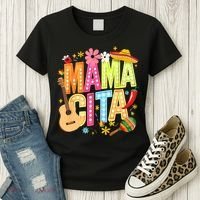 Cinco De Mayo Mamacita Mexican Mama Cita Women Mother's Day  Women's T-Shirt thumb 3