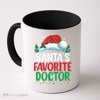 Christmas Doctor Meaningful Gift SantaS Favorite Doctor Gift Coffee Mug thumb 0
