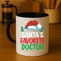 Christmas Doctor Meaningful Gift SantaS Favorite Doctor Gift Coffee Mug thumb 4
