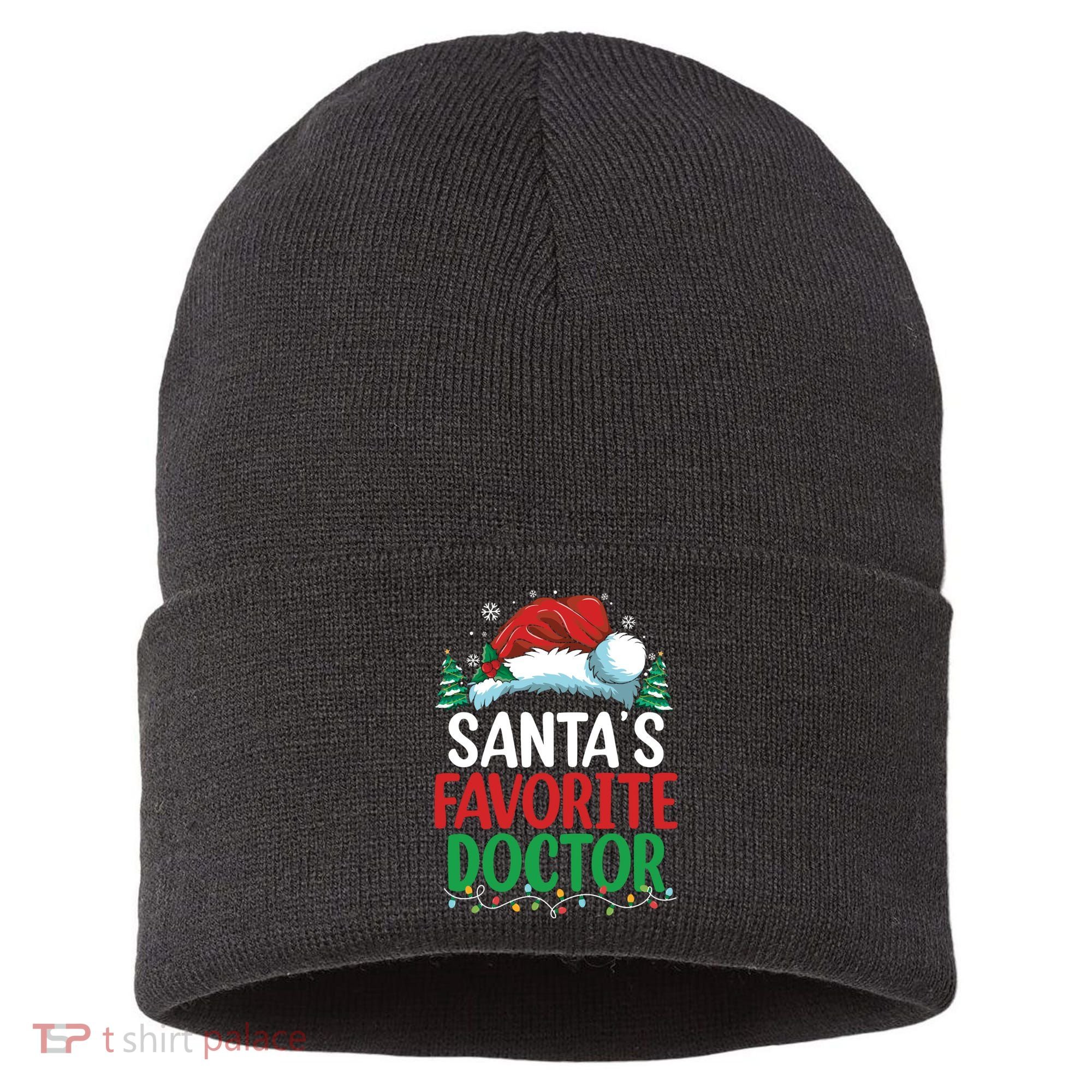 Christmas Doctor Meaningful Gift SantaS Favorite Doctor Gift Sustainable Knit Beanie