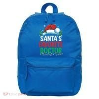 Christmas Doctor Meaningful Gift SantaS Favorite Doctor Gift 16 in Basic Backpack thumb 0