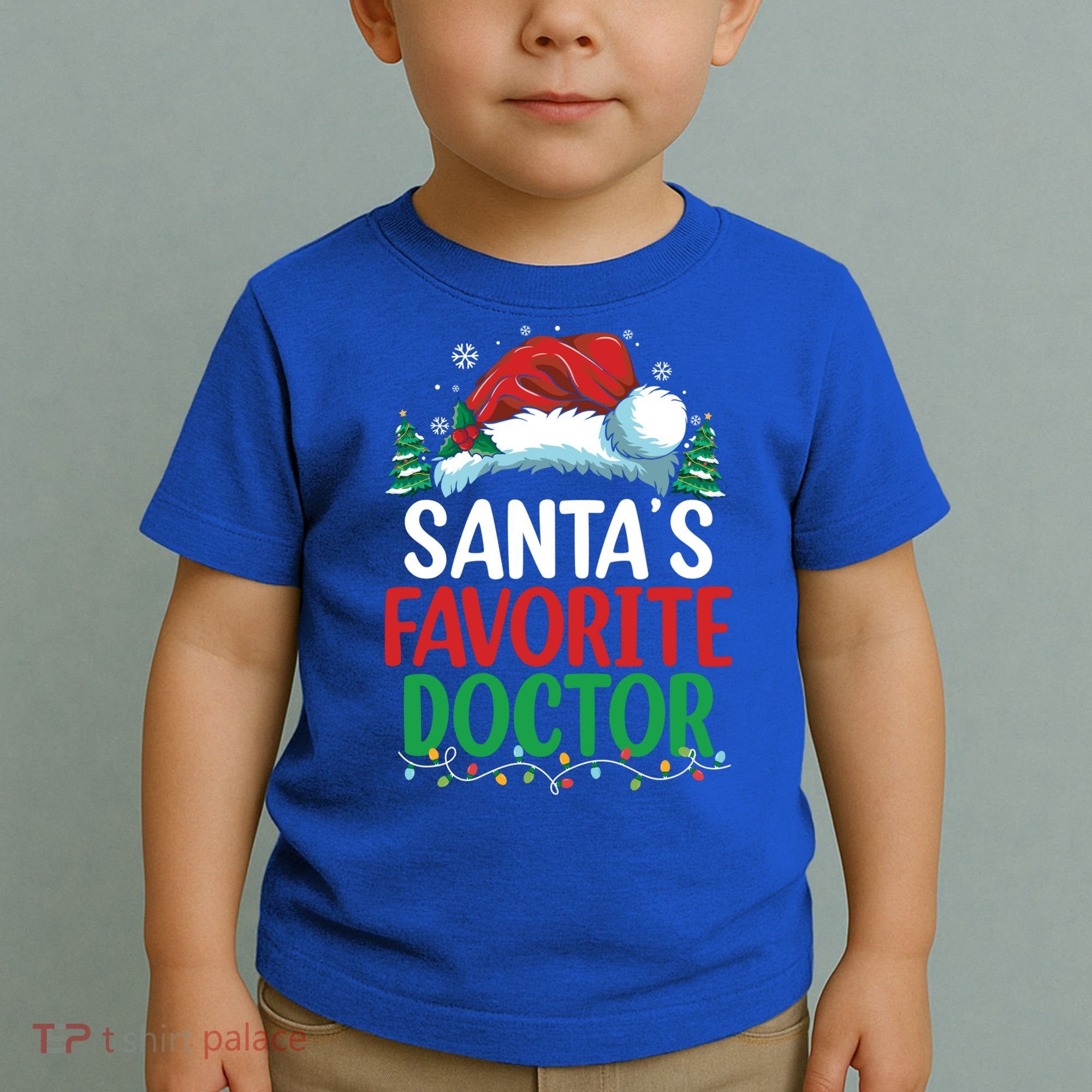 Christmas Doctor Meaningful Gift SantaS Favorite Doctor Gift Toddler T-Shirt