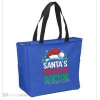 Christmas Doctor Meaningful Gift SantaS Favorite Doctor Gift Tote Bag thumb 2