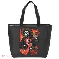 Cinco De Mayo Skeleton Guitar Tote Bag thumb 0
