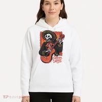 Cinco De Mayo Skeleton Guitar Hoodie thumb 5