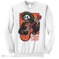 Cinco De Mayo Skeleton Guitar Sweatshirt thumb 0
