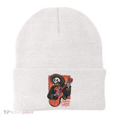 Cinco De Mayo Skeleton Guitar Beanie