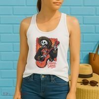 Cinco De Mayo Skeleton Guitar Women's Tank Top thumb 2