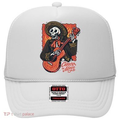 Cinco De Mayo Skeleton Guitar Hat