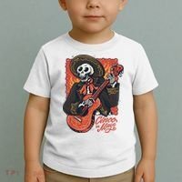 Cinco De Mayo Skeleton Guitar Toddler T-Shirt thumb 2