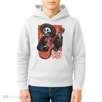 Cinco De Mayo Skeleton Guitar Kids Hoodie thumb 4