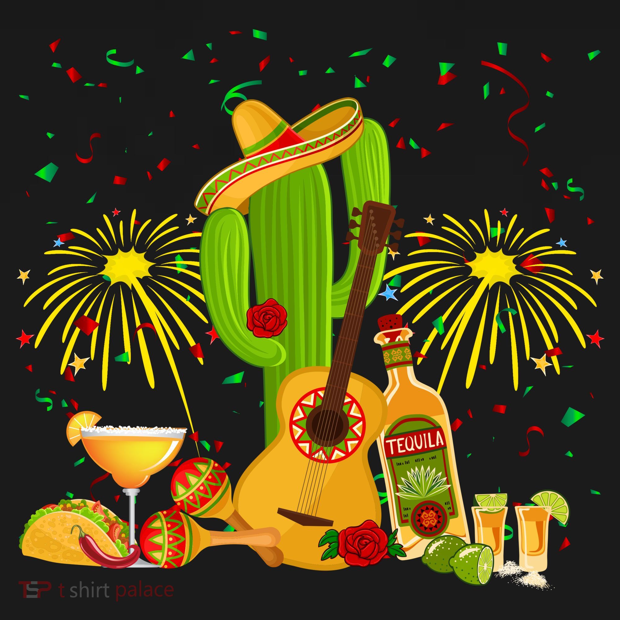 Cinco De Mayo Celebration Doggie Tank