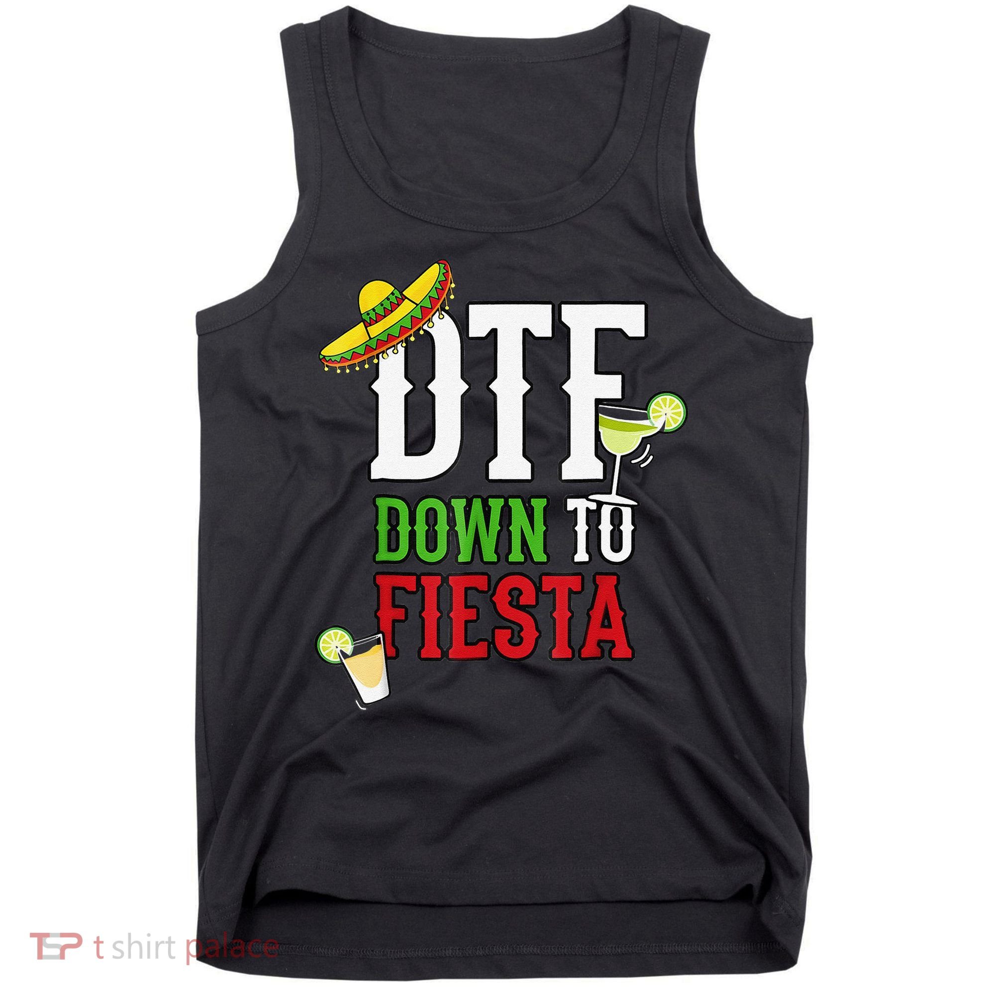 Cinco De Mayo DTF Down To Fiesta Tank Top