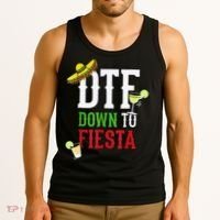 Cinco De Mayo DTF Down To Fiesta Tank Top thumb 3