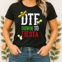 Cinco De Mayo DTF Down To Fiesta Women's T-Shirt thumb 2