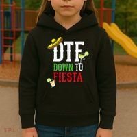 Cinco De Mayo DTF Down To Fiesta Kids Hoodie thumb 3