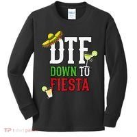Cinco De Mayo DTF Down To Fiesta Kids Long Sleeve Shirt thumb 0