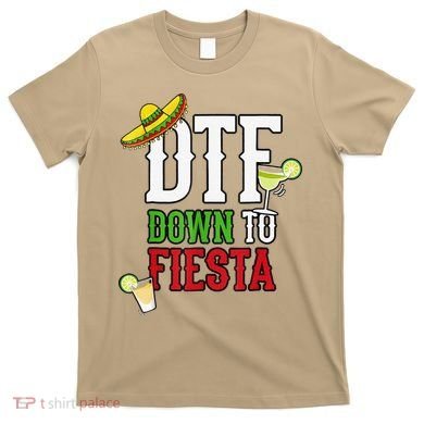 Cinco De Mayo DTF Down To Fiesta T-Shirt