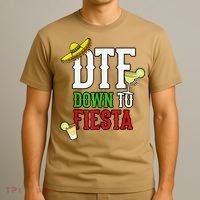 Cinco De Mayo DTF Down To Fiesta T-Shirt thumb 3