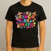 Cinco De Mayo Colorful Celebration Fiesta T-Shirt thumb 3