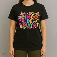 Cinco De Mayo Colorful Celebration Fiesta T-Shirt thumb 4