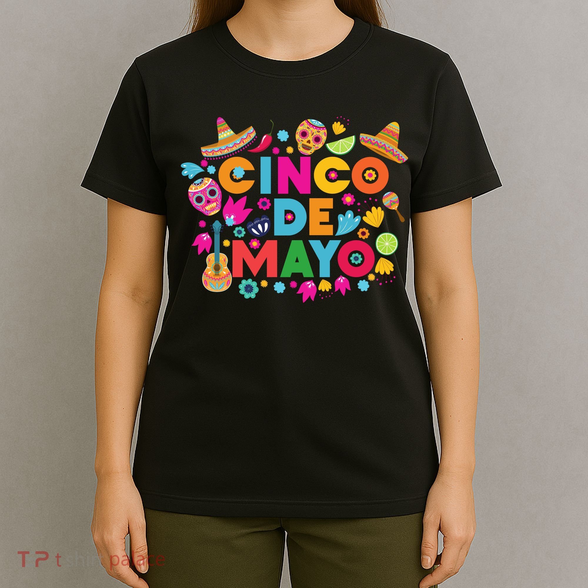 Cinco De Mayo Colorful Celebration Fiesta T-Shirt