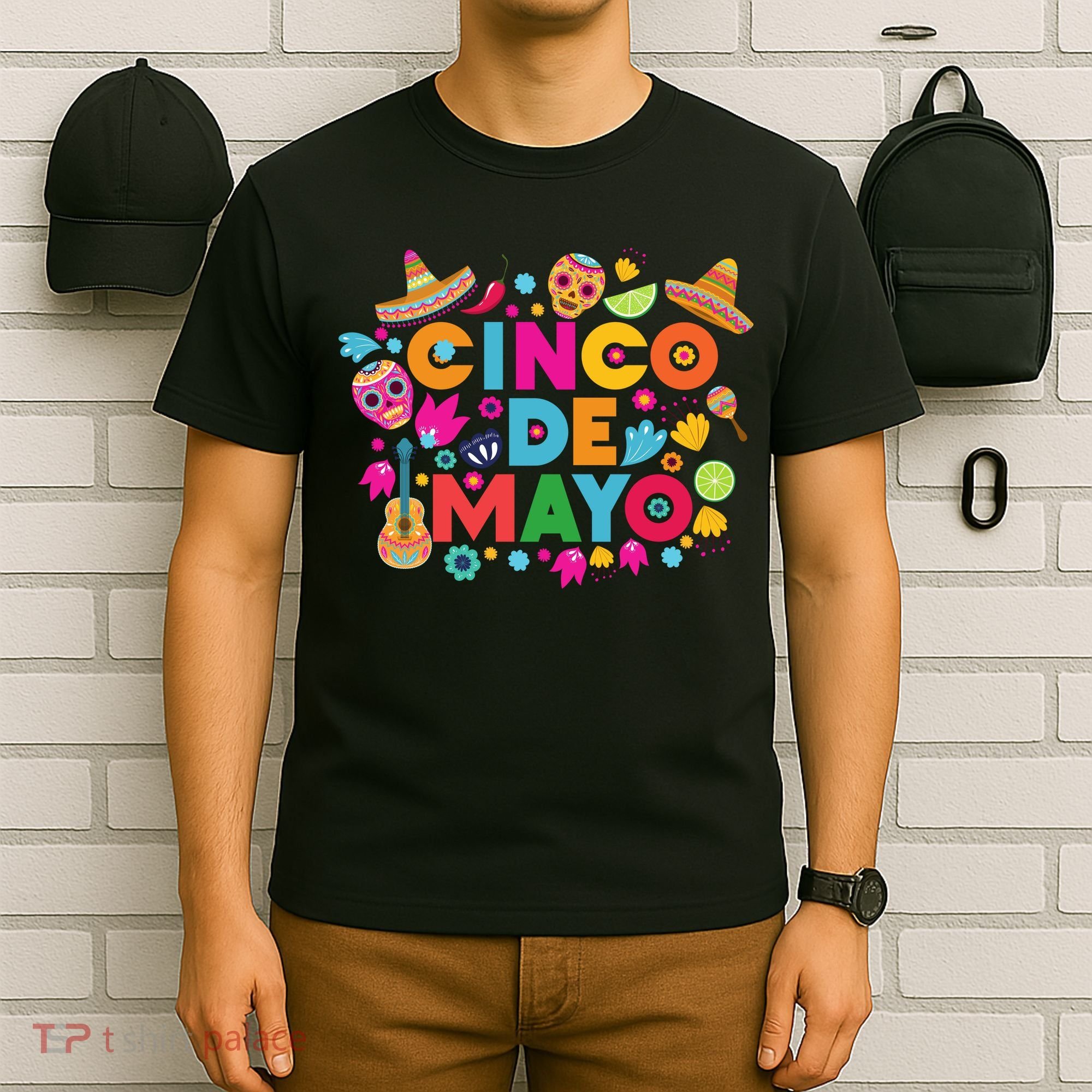 Cinco De Mayo Colorful Celebration Fiesta T-Shirt