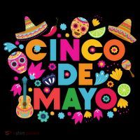 Cinco De Mayo Colorful Celebration Fiesta T-Shirt thumb 7