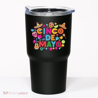 Cinco De Mayo Colorful Celebration Fiesta Tumbler