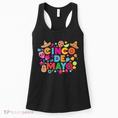 Cinco De Mayo Colorful Celebration Fiesta Women's Tank Top
