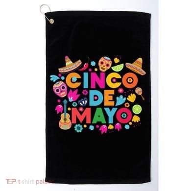 Cinco De Mayo Colorful Celebration Fiesta Golf Towel