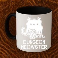 Cat Dungeon Meowster Cat Coffee Mug thumb 2