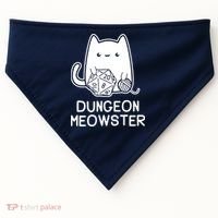 Cat Dungeon Meowster Cat USA-Made Doggie Bandana thumb 0