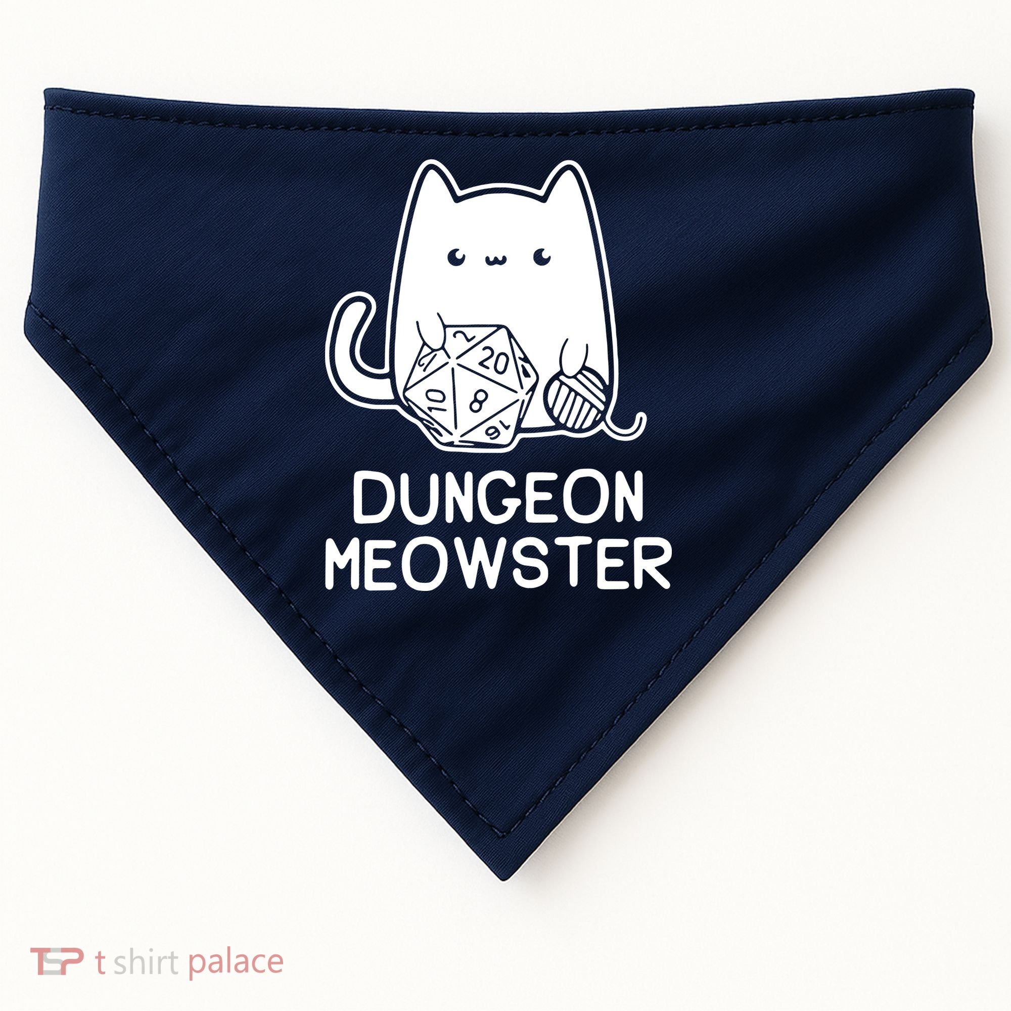 Cat Dungeon Meowster Cat USA-Made Doggie Bandana