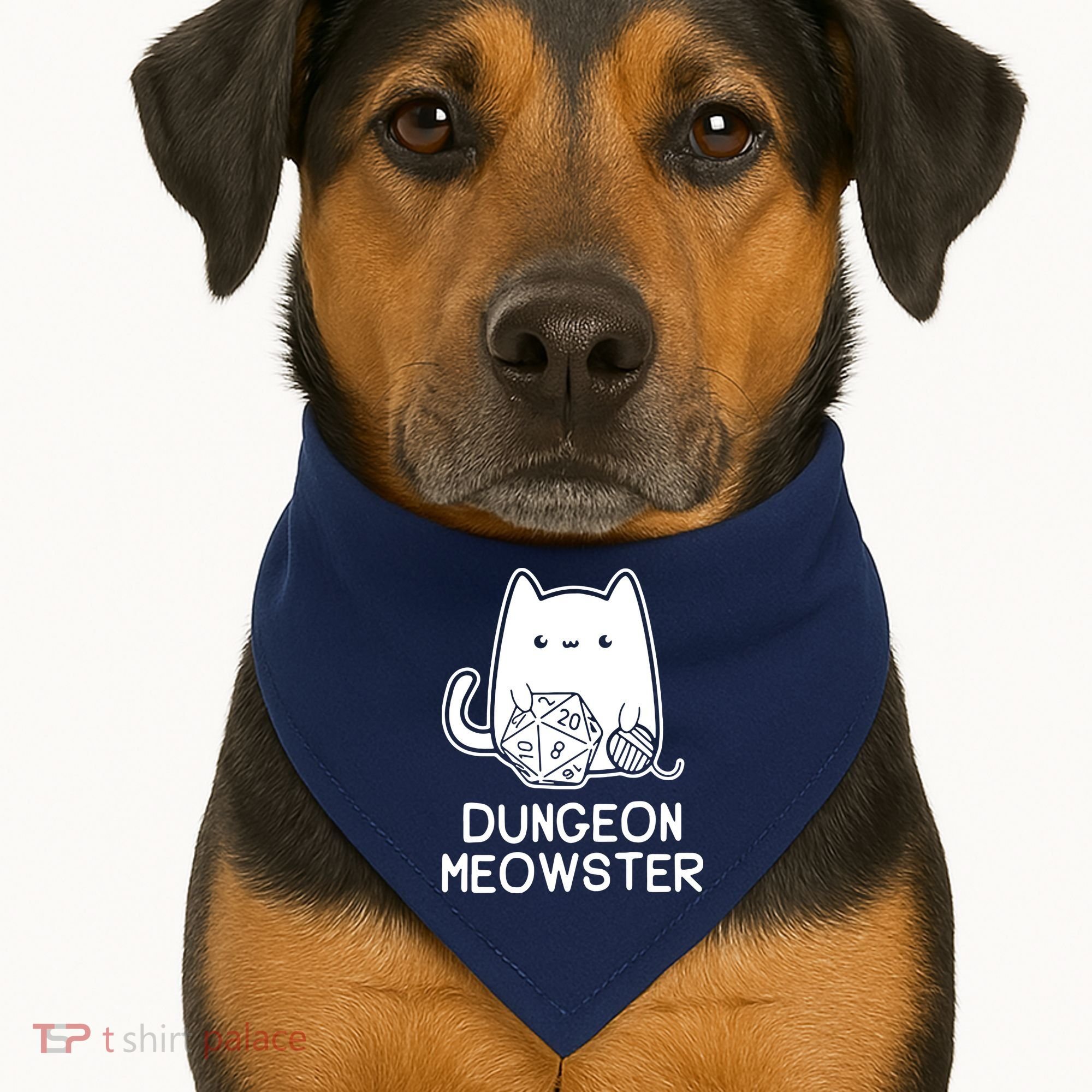 Cat Dungeon Meowster Cat USA-Made Doggie Bandana