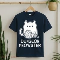 Cat Dungeon Meowster Cat T-Shirt thumb 2