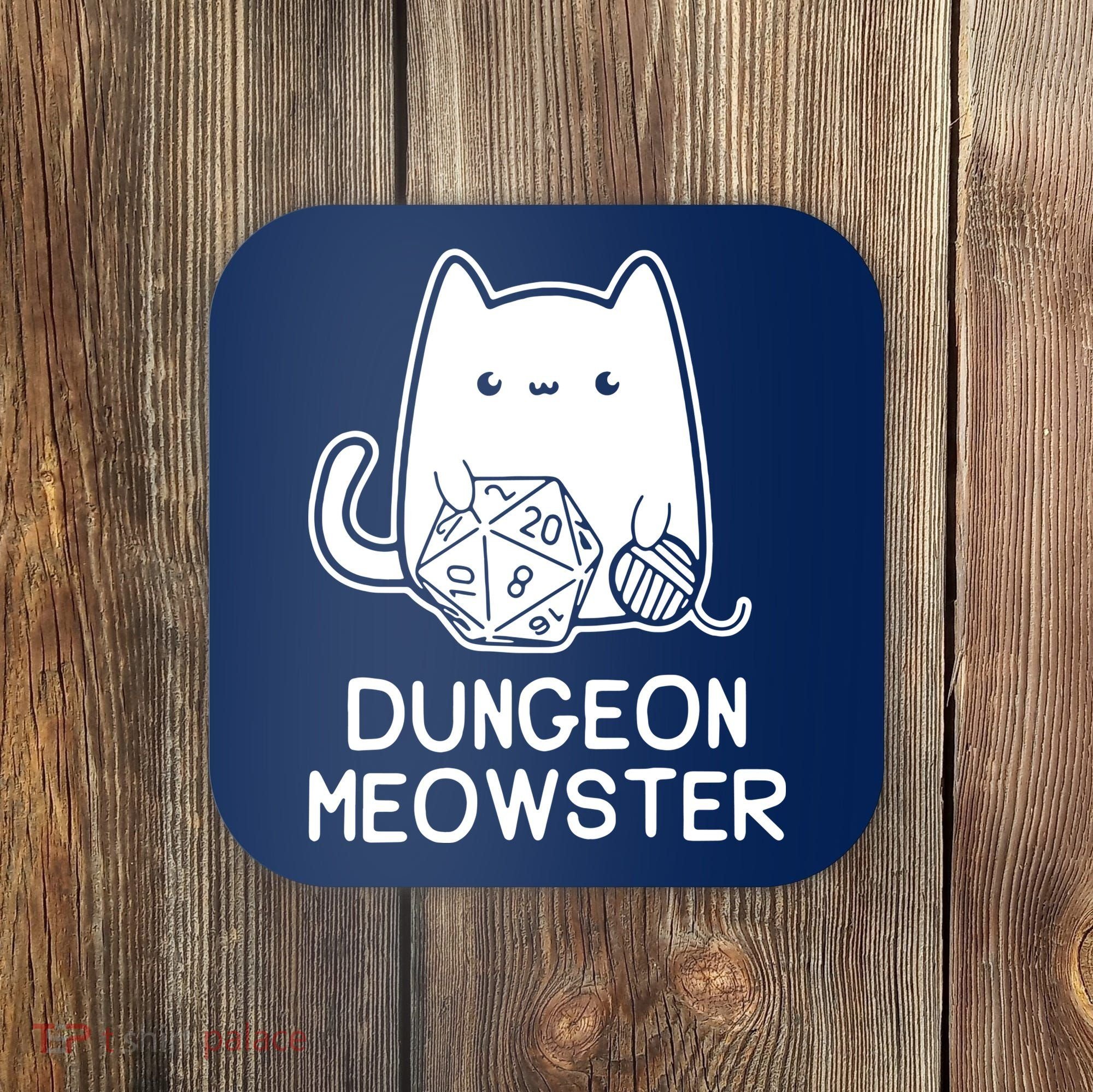 Cat Dungeon Meowster Cat Coaster