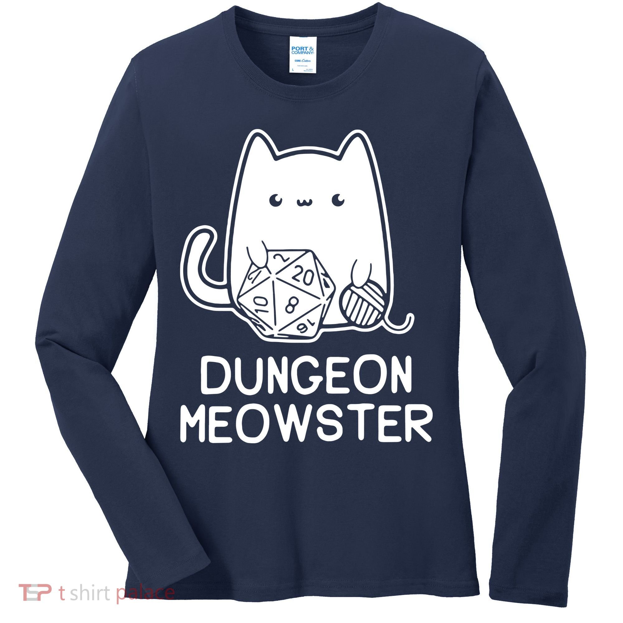 Cat Dungeon Meowster Cat Women's Long Sleeve Shirt