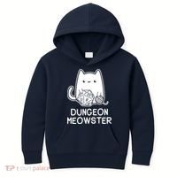 Cat Dungeon Meowster Cat Kids Hoodie thumb 0