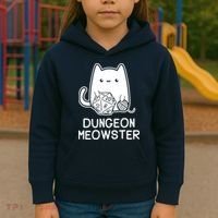 Cat Dungeon Meowster Cat Kids Hoodie thumb 3