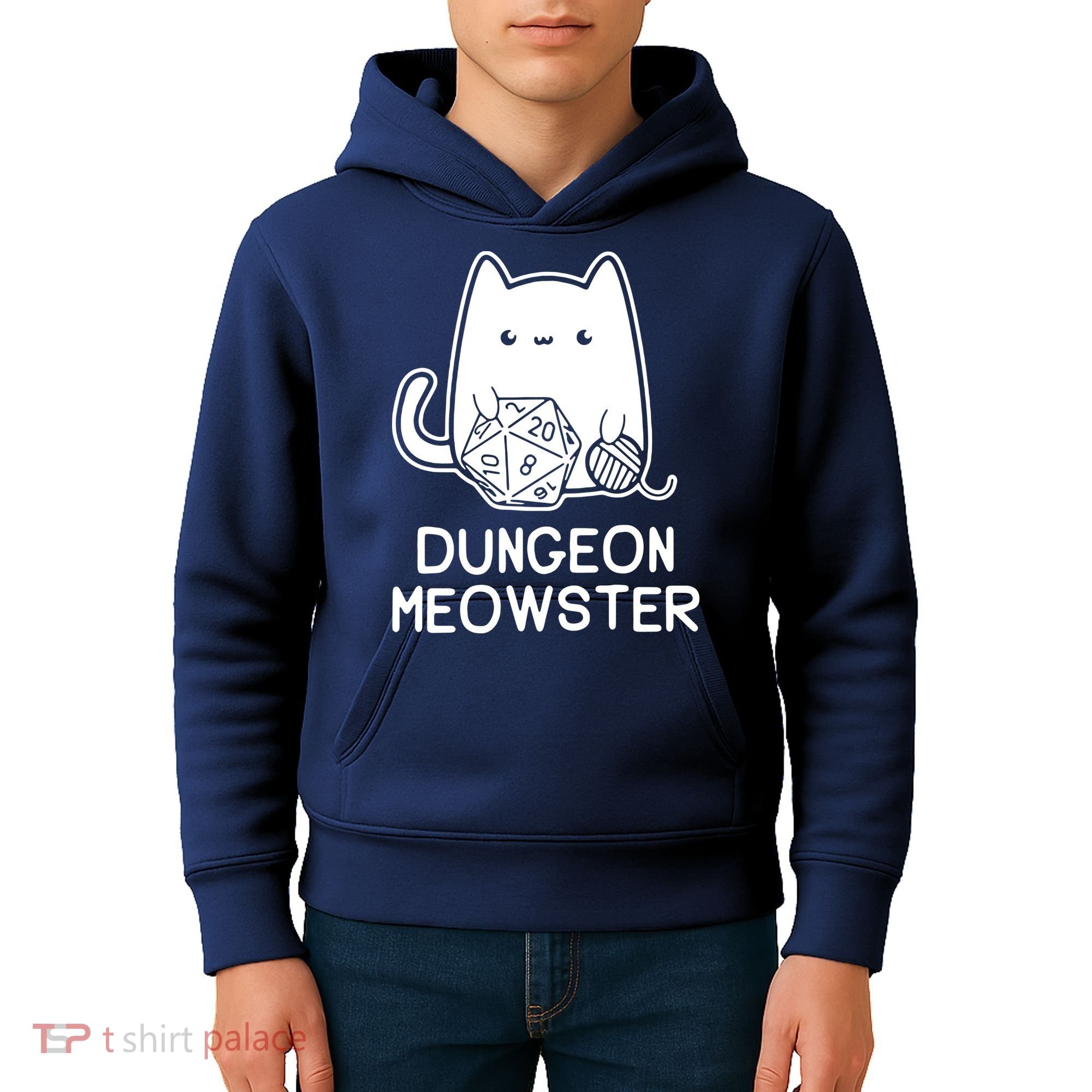 Cat Dungeon Meowster Cat Kids Hoodie