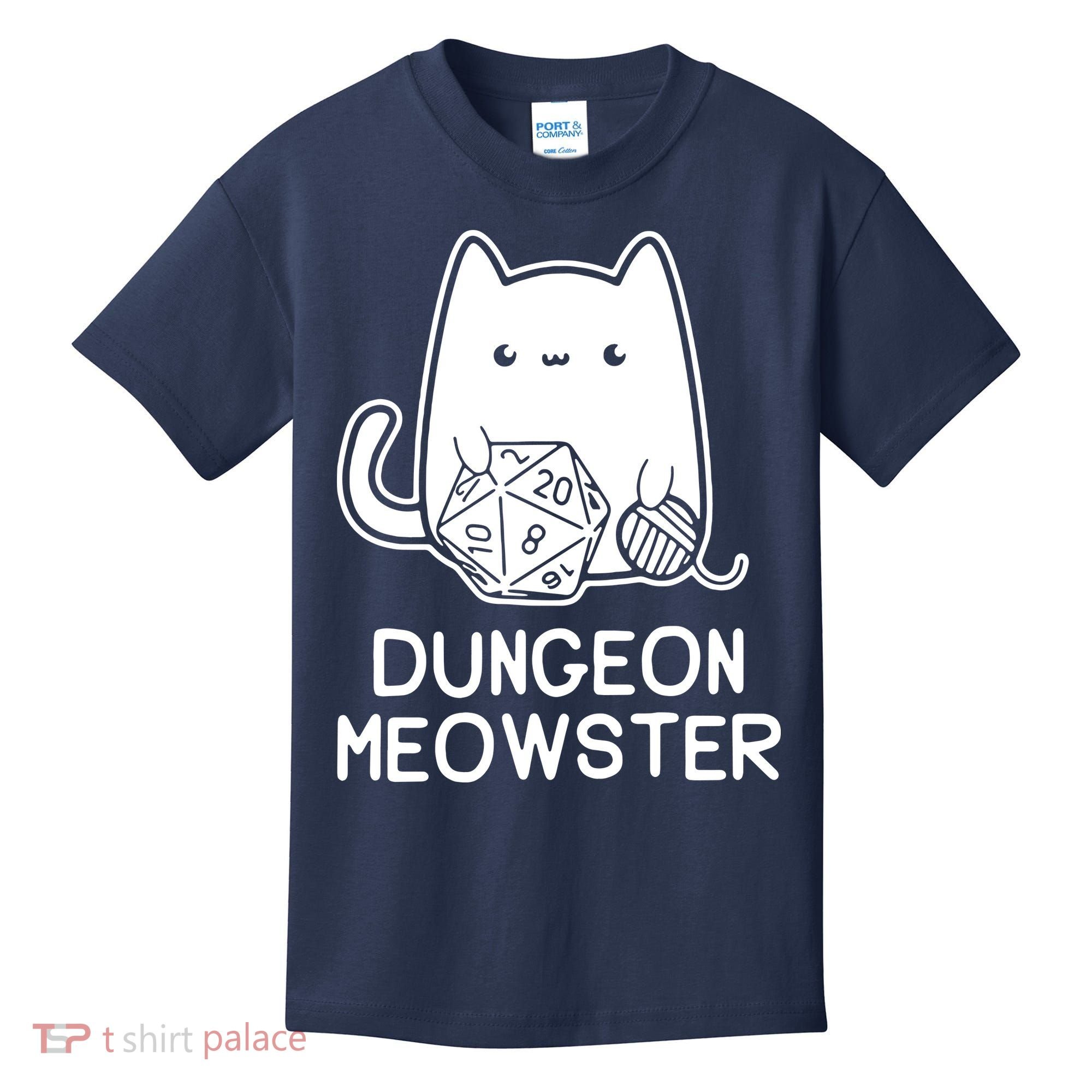 Cat Dungeon Meowster Cat Kids T-Shirt
