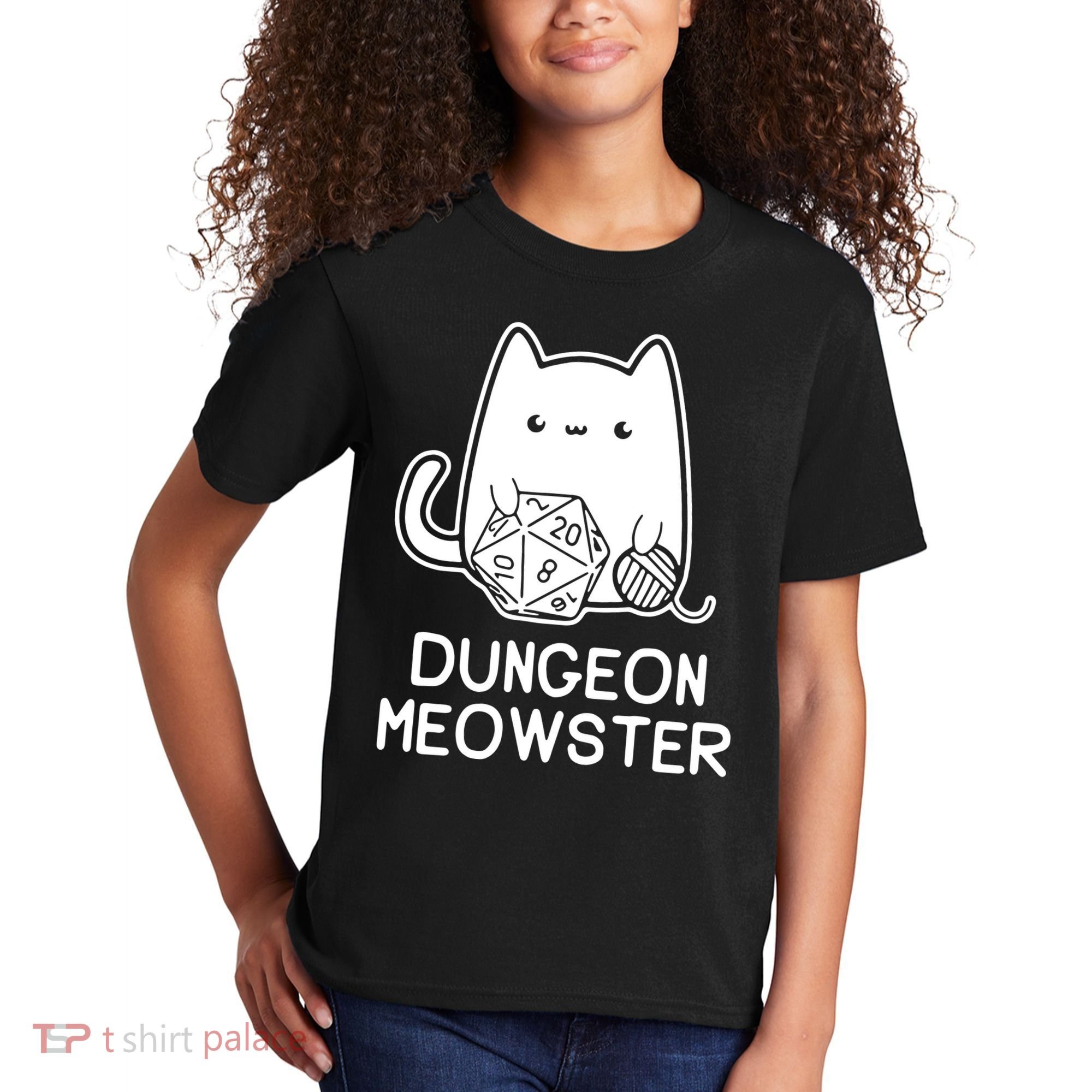 Cat Dungeon Meowster Cat Kids T-Shirt