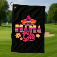Cinco De Mayo Mama Cita Golf Towel thumb 1