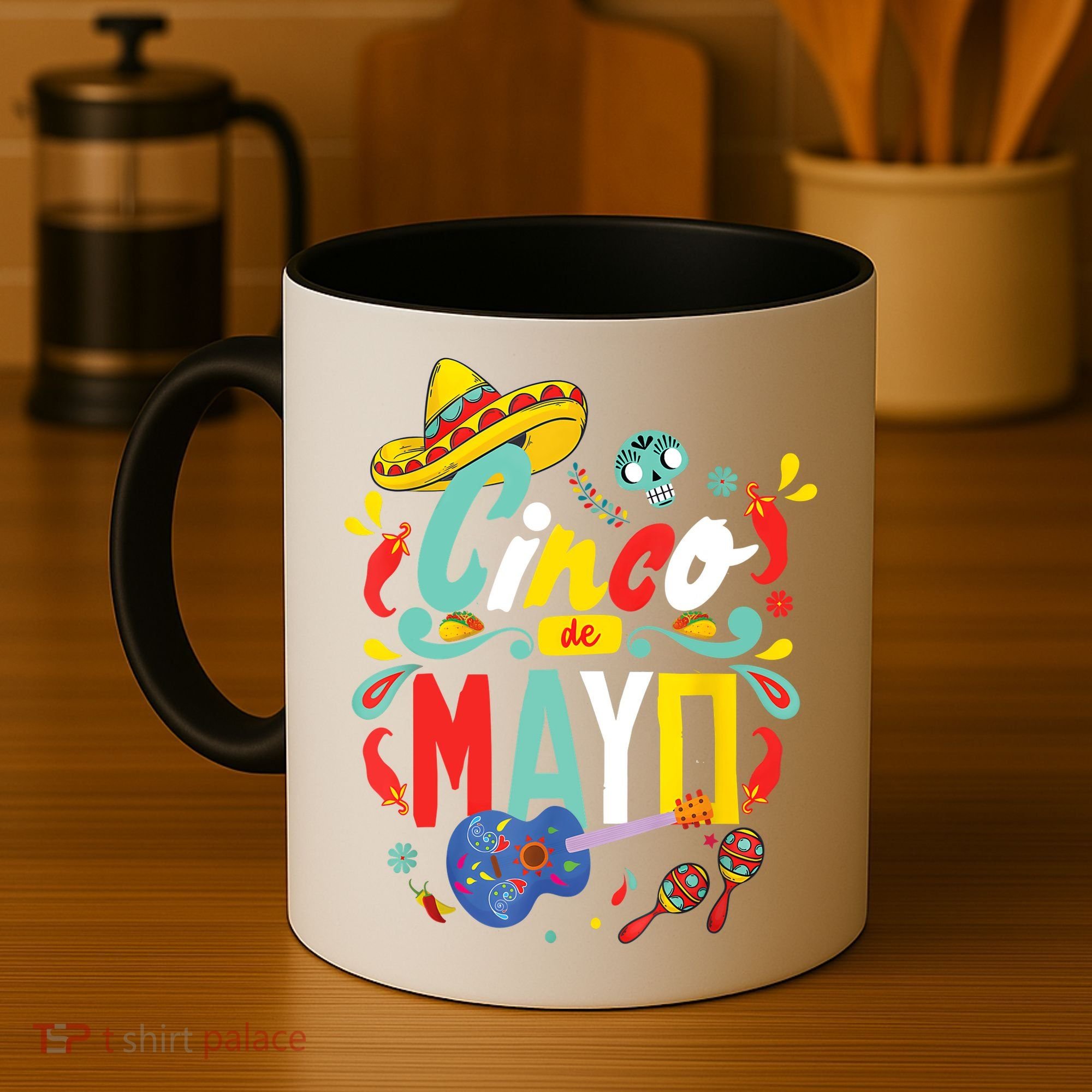 Cinco De Mayo Fiesta Surprise Camisa 5 De Mayo Viva Mexico Coffee Mug