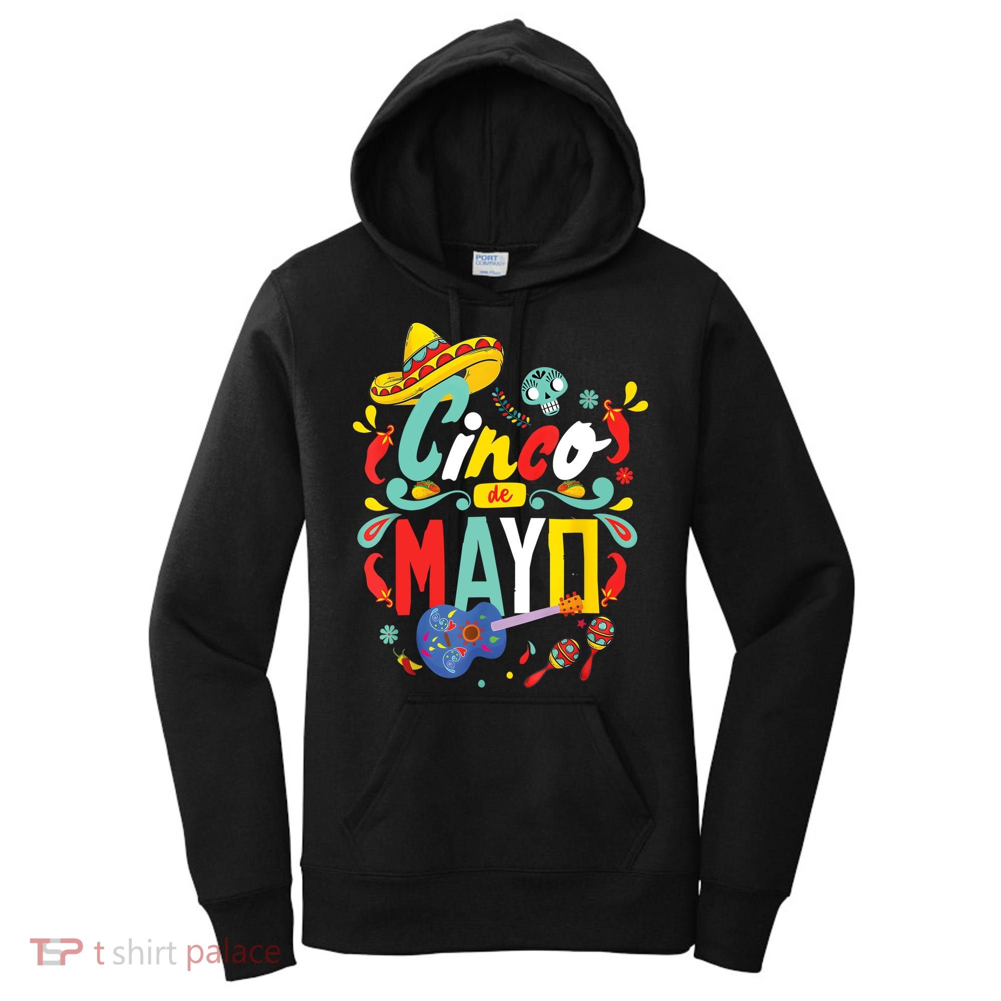 Cinco De Mayo Fiesta Surprise Camisa 5 De Mayo Viva Mexico Women's Hoodie